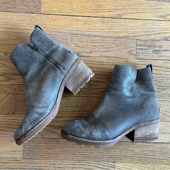 Sorel Shoes - Sorel Womens Cate Bootie Leather NL3381-245 Size 7.5